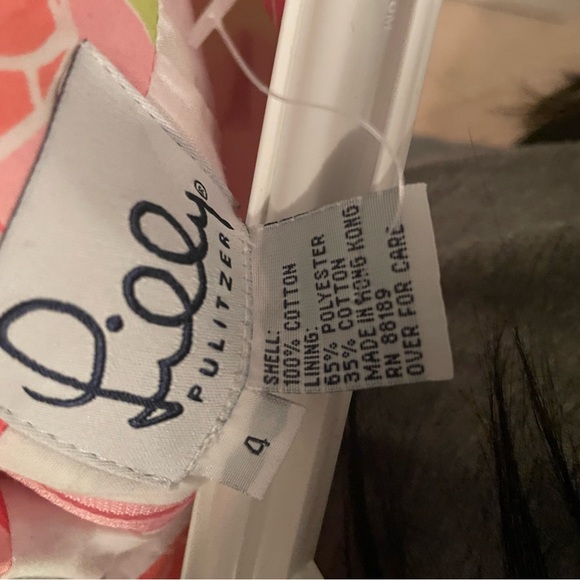 Lily Pulitzer pink pineapple skirt short size 4 - Picture 11 of 12